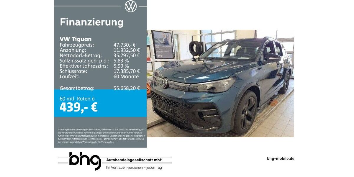 VW Tiguan 17.572 km 47.730 &euro; Rottweil 78628