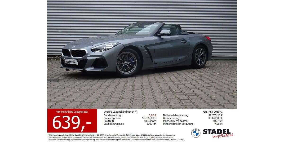 BMW Z4 25.020 km 44.985 &euro; Bietigheim-Bissingen 74321