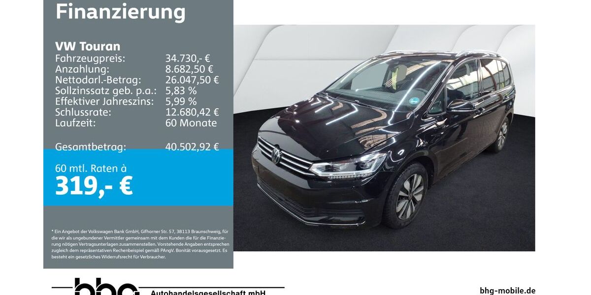 VW Touran 18.971 km 34.730 &euro; Freiburg 79115