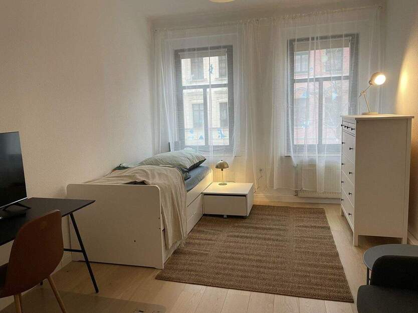 Möblierte 2-Zimmer-Wohnung mit gehobener Innenausstattung in zentraler Lage von Leipzig 2 zimmer