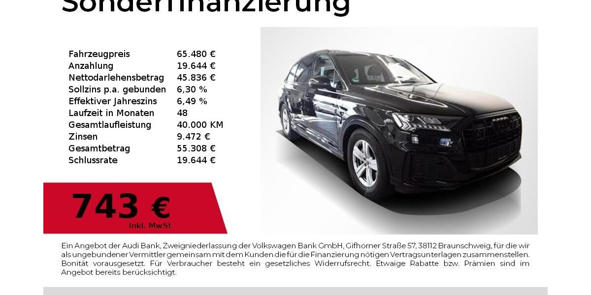 Audi Q7 50.400 km 65.480 &euro; Nürnberg 90411