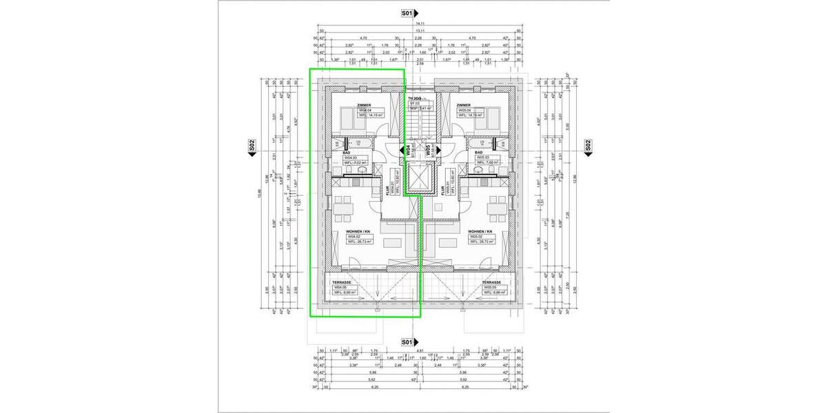 Etagenwohnung Bad Doberan - 2 Zimmer, 67 m&sup2;, 1.000&euro; | Angebot:25424885
