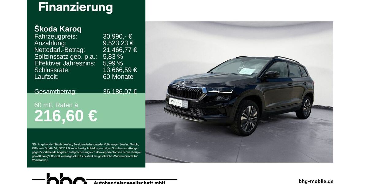Skoda Karoq 26.691 km 30.590 &euro; Mössingen 72116