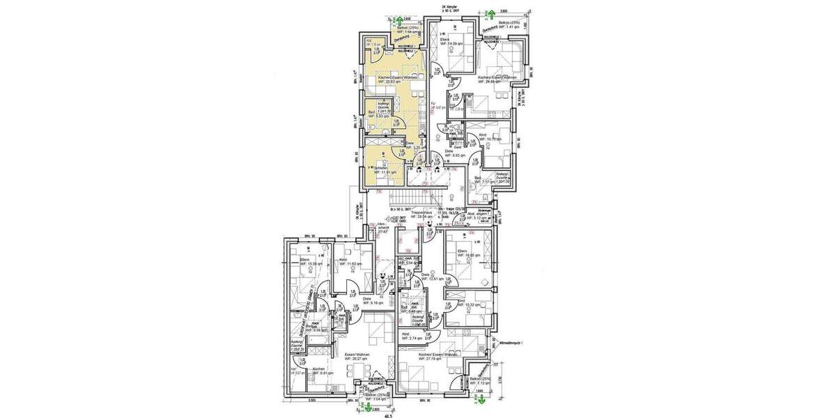 Etagenwohnung Geilenkirchen Tripsrath - 2 Zimmer, 49 m&sup2;, 212.200&euro; | Angebot:24973043