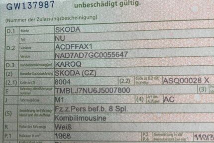 Skoda Karoq 127.000 km 16.999 &euro; Rerik 18230