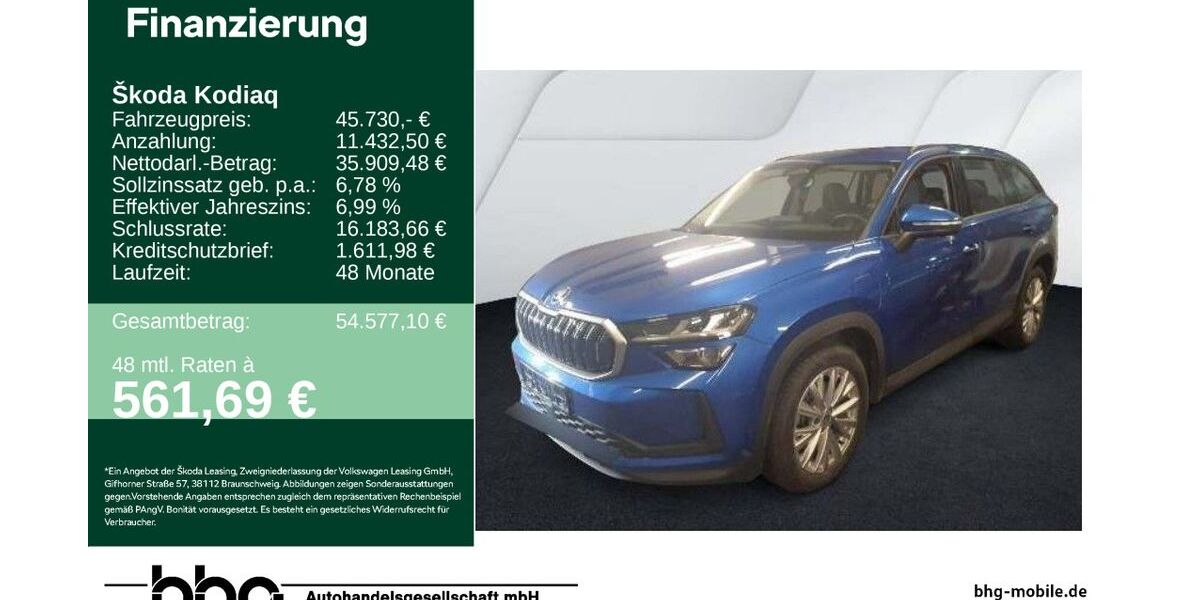 Skoda Kodiaq 18.897 km 44.630 &euro; Freudenstadt 72250