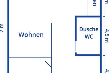 Dachgeschoss 2ZKB Wohnung zu vermieten 1 zimmer