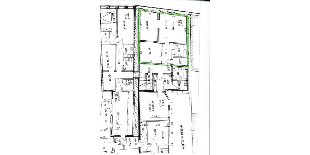 Etagenwohnung Güstrow - 2 Zimmer, 76 m&sup2;, 508&euro; | Angebot:25364658