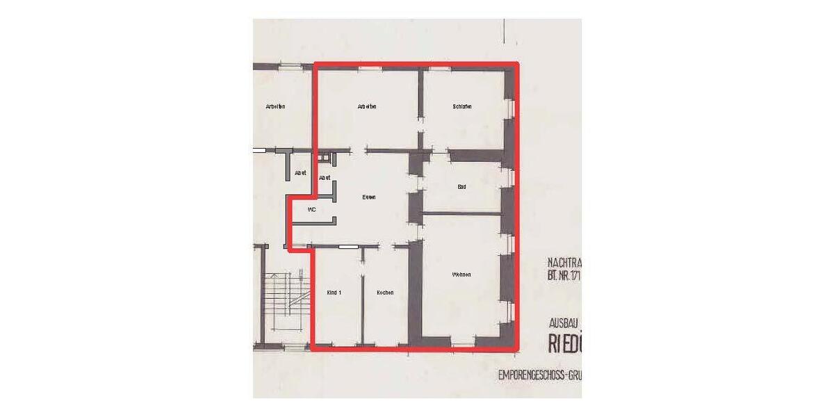 Etagenwohnung Blumberg - 5.5 Zimmer, 131 m&sup2;, 980&euro; | Angebot:26150476