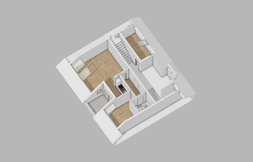 Freundliche 2-3 Zimmerwohnung mit möglichem Steuervorteil 72,8 qm