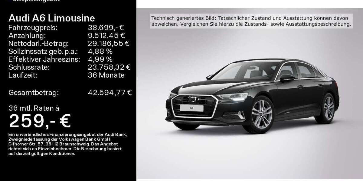 Audi A6 71.000 km 38.699 &euro; Linsengericht 63589