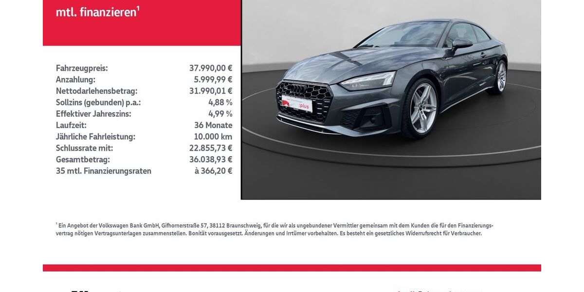 Audi A5 73.792 km 36.990 &euro; Nordhausen 99734