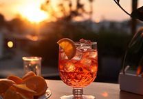 #Wie im Urlaub mit Blick in den Sonnenuntergang#