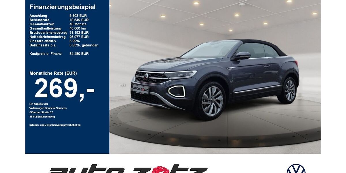 VW T-Roc 2.000 km 34.480 &euro; Landau 76829