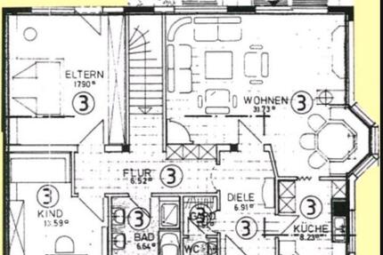 Charmante 3-Zimmer-Wohnung mit Terrasse zimmer