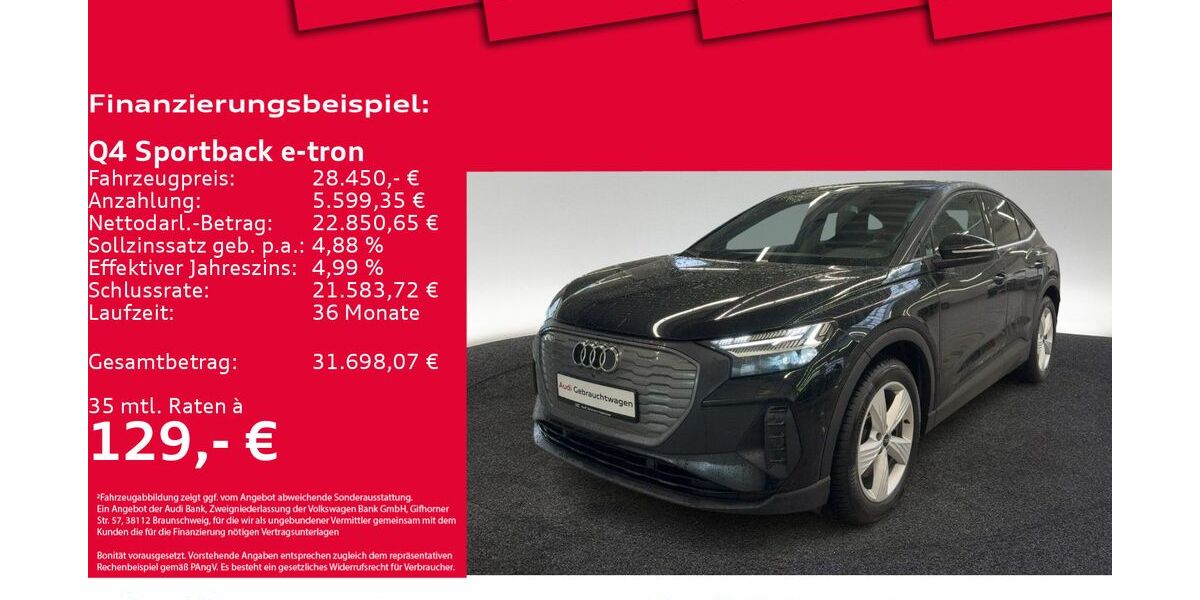 Audi Q4 e-tron 52.382 km 28.250 &euro; Hannover 30179