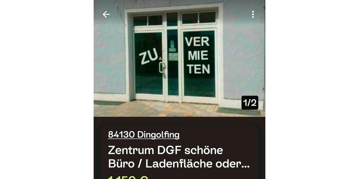 Gewerbeobjekt Dingolfing - 1.150&euro; | Angebot:24259058