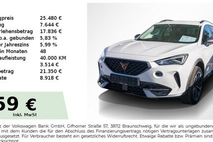Cupra Formentor 44.550 km 24.940 &euro; Nürnberg 90431