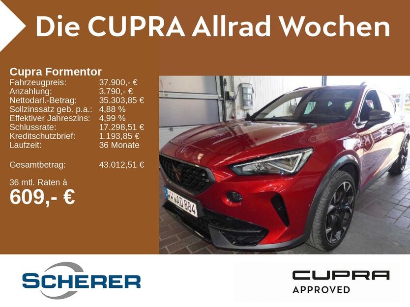 Cupra Formentor 19.023 km 37.900 € Simmern 55469