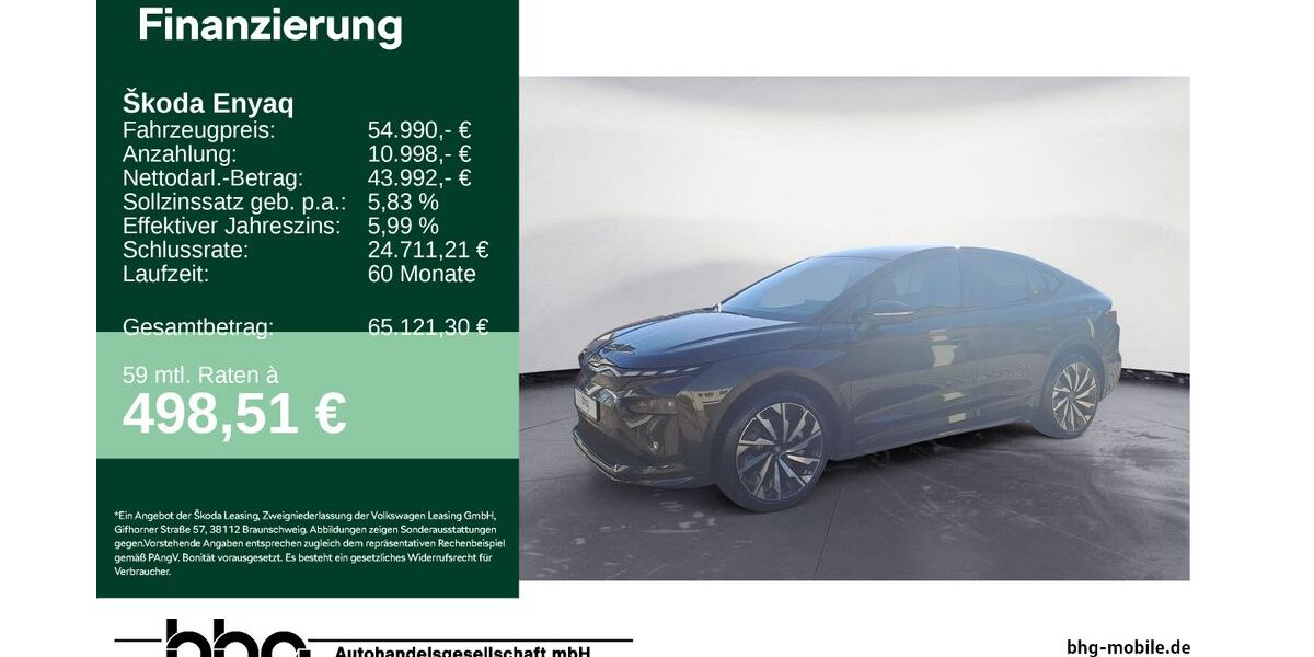 Skoda Enyaq 1.511 km 54.990 &euro; Ettlingen 76275