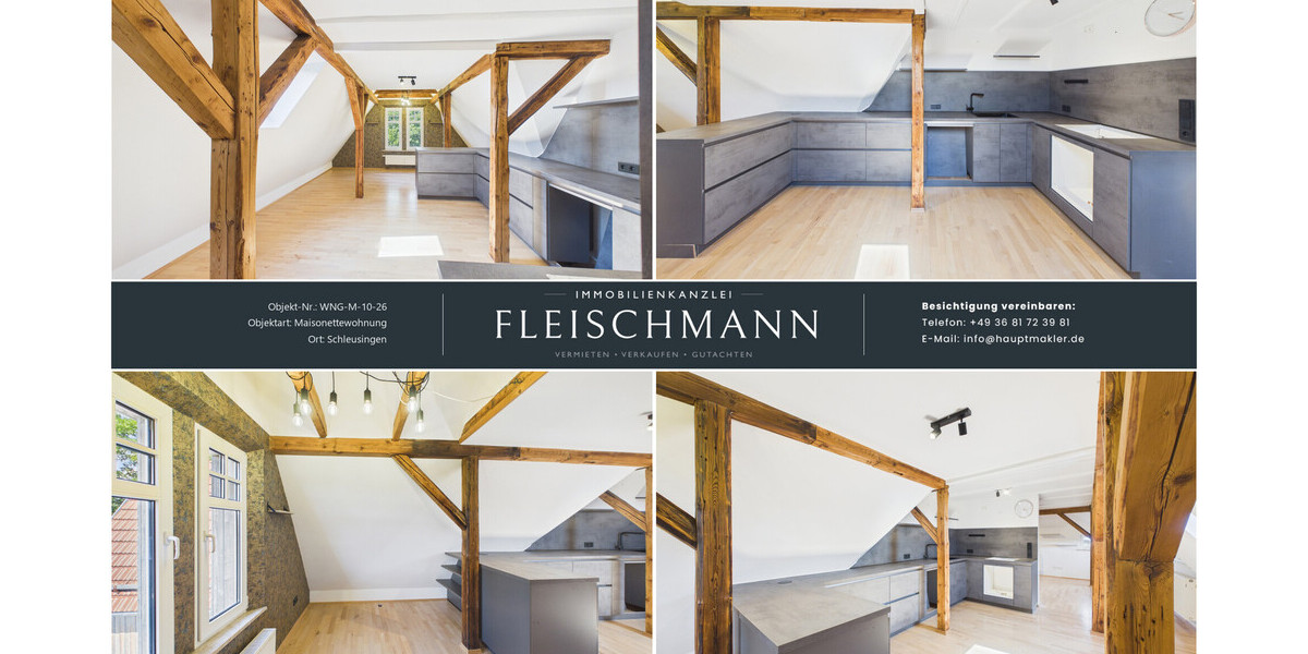 Maisonettewohnung im schönen Schleusingen mit Gartennutzung - 3- Schleusingen | Angebot:27013359