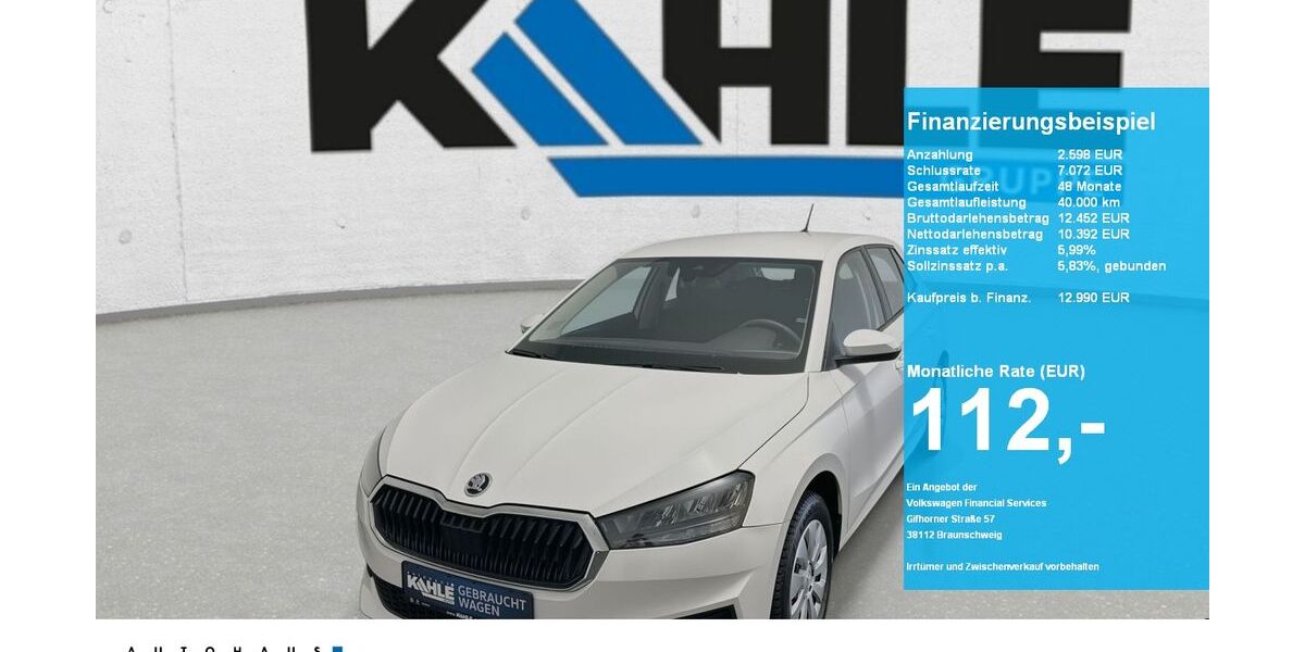 Skoda Fabia 37.750 km 12.990 &euro; Nienburg 31582