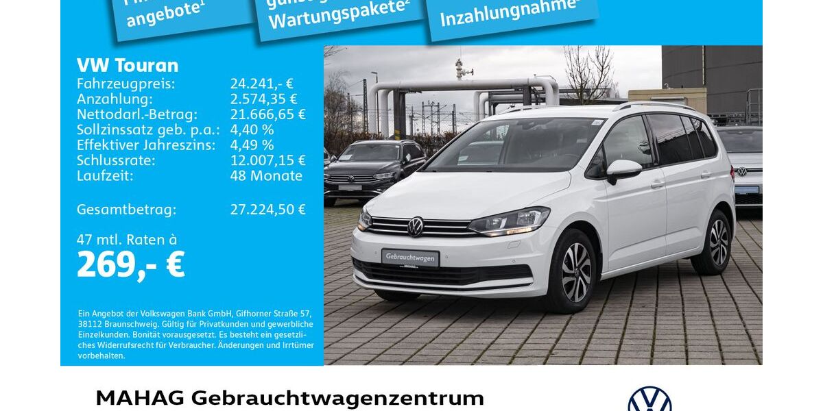 VW Touran 80.073 km 23.482 &euro; München 80935