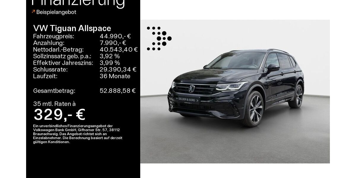 VW Tiguan Allspace 16.500 km 43.480 &euro; Haßfurt 97437