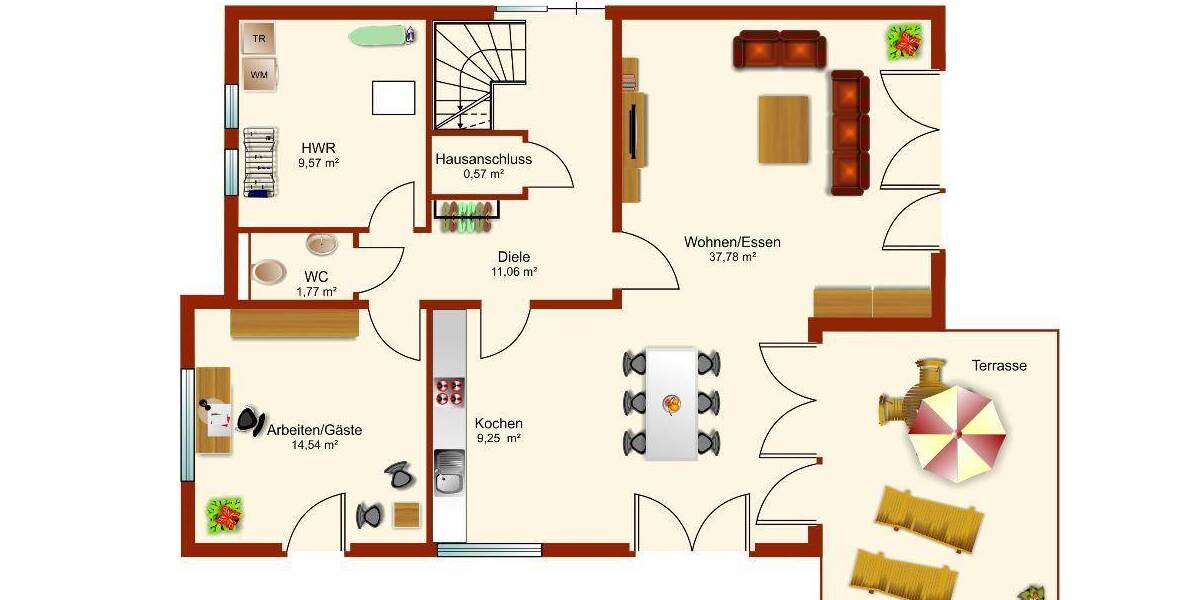 Einfamilienhaus Weyhe Leeste - 5 Zimmer, 150 m&sup2;, 1.590&euro; | Angebot:25985875