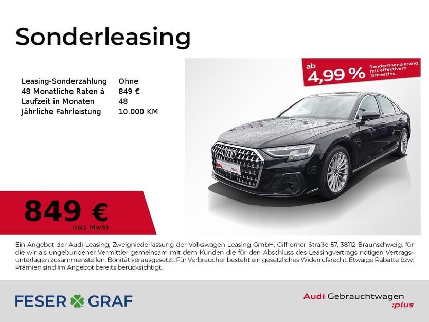 Audi A8 24.512 km 61.980 € Fürth 90763