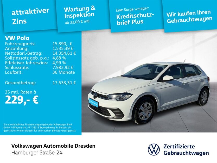 VW Polo 39.886 km 14.990 € Dresden 01067