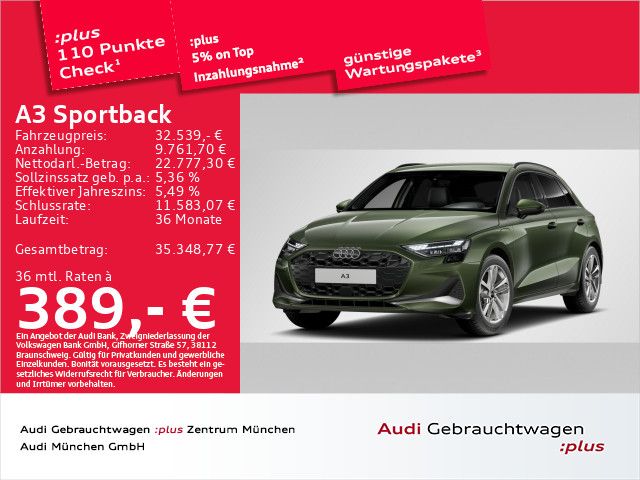 Audi A3 8.710 km 32.391 &euro; Eching 85386