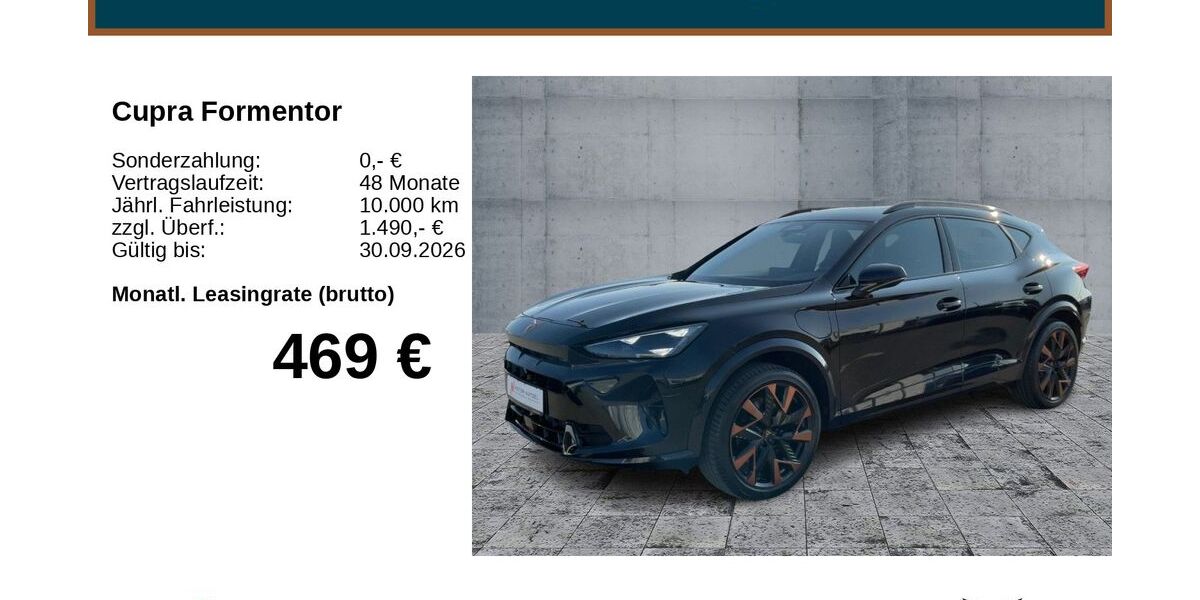 Cupra Formentor 3.500 km 51.250 &euro; Mitterteich 95666