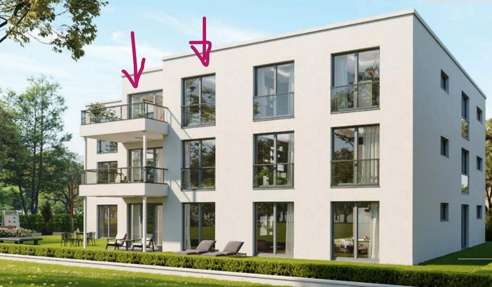 Etagenwohnung Neu-Ulm Ludwigsfeld - 2 Zimmer, 60 m&sup2;, 1.330&euro; | Angebot:26337884