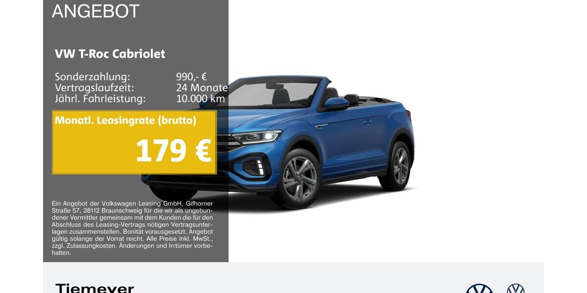 VW T-Roc 11.510 km 28.740 &euro; Plettenberg 58840