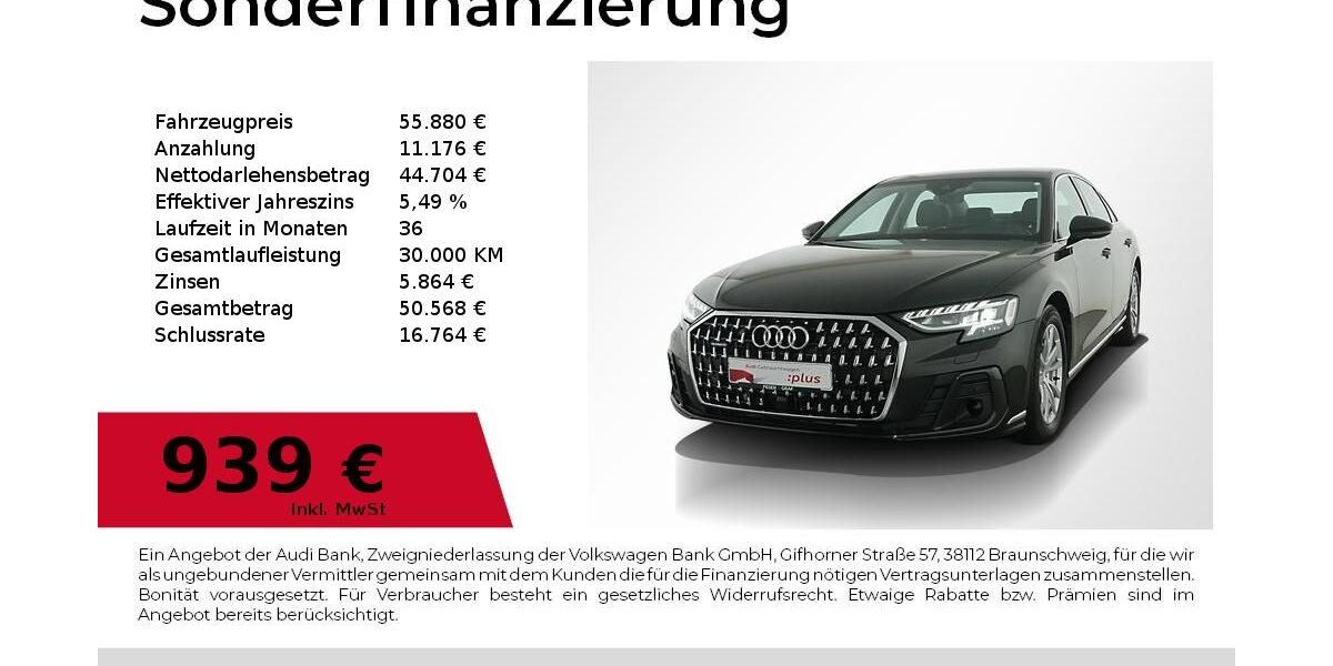 Audi A8 47.872 km 55.880 &euro; Nürnberg 90441