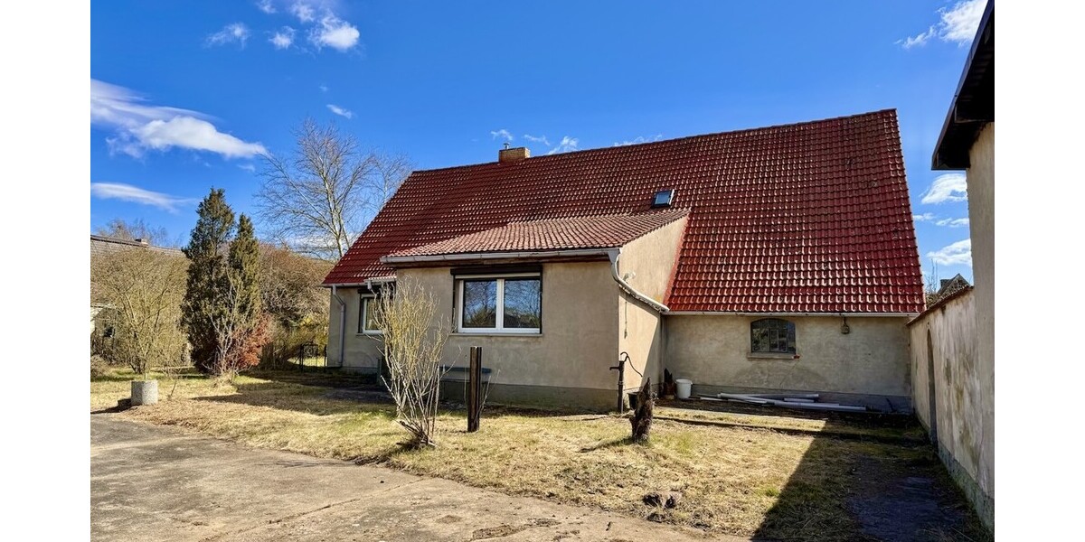 HORN IMMOBILIEN ++Einfamilienhaus mit großem Grundstück dicht bei Pasewalk - Einfamilienhaus Pasewalk Pasewalk | Angebot:26994281