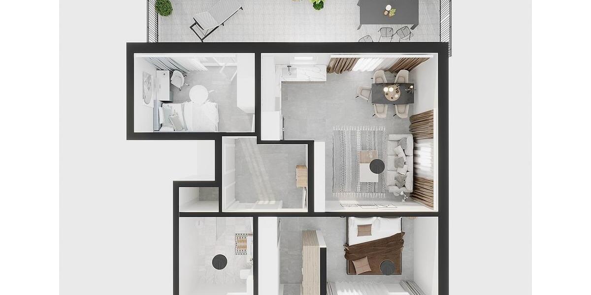 Einfamilienhaus Offenbach am Main Hafen - 3.5 Zimmer, 85 m&sup2;, 1.550&euro; | Angebot:24876105