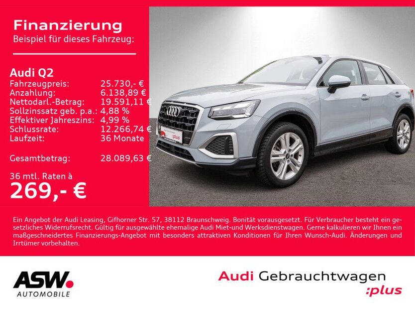 Audi Q2 21.000 km 25.730 € Heilbronn 74074