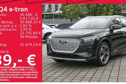 Audi Q4 e-tron 48.035 km 36.686 &euro; München 80935