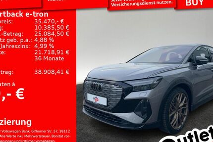 Audi Q4 e-tron 51.655 km 34.960 &euro; Senden 89250