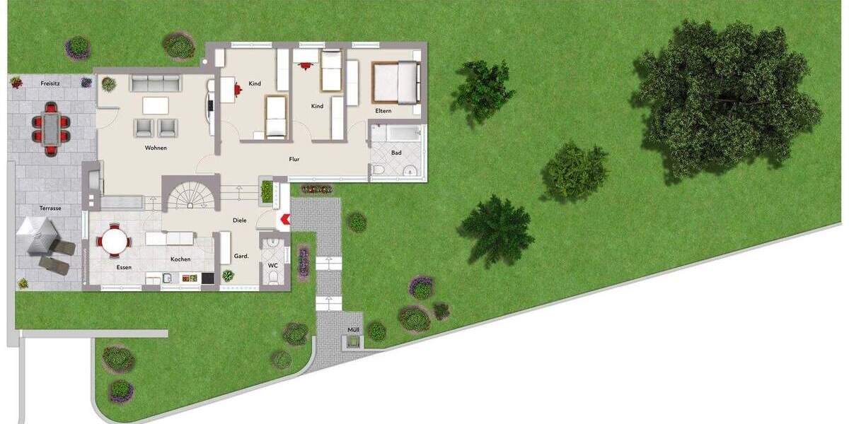 Einfamilienhaus Weil der Stadt Hausen - 4 Zimmer, 102 m&sup2;, 390.000&euro; | Angebot:25340449