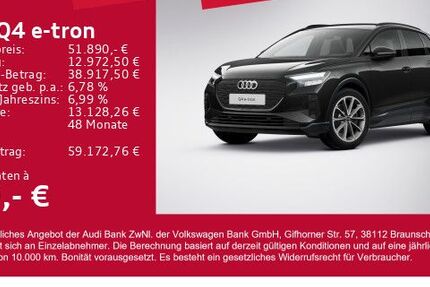 Audi Q4 e-tron 7.940 km 51.890 &euro; Gersthofen 86368