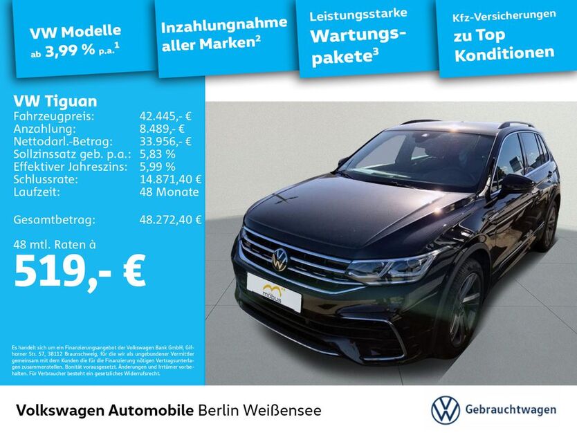 VW Tiguan 18.159 km 42.445 € Berlin 13088