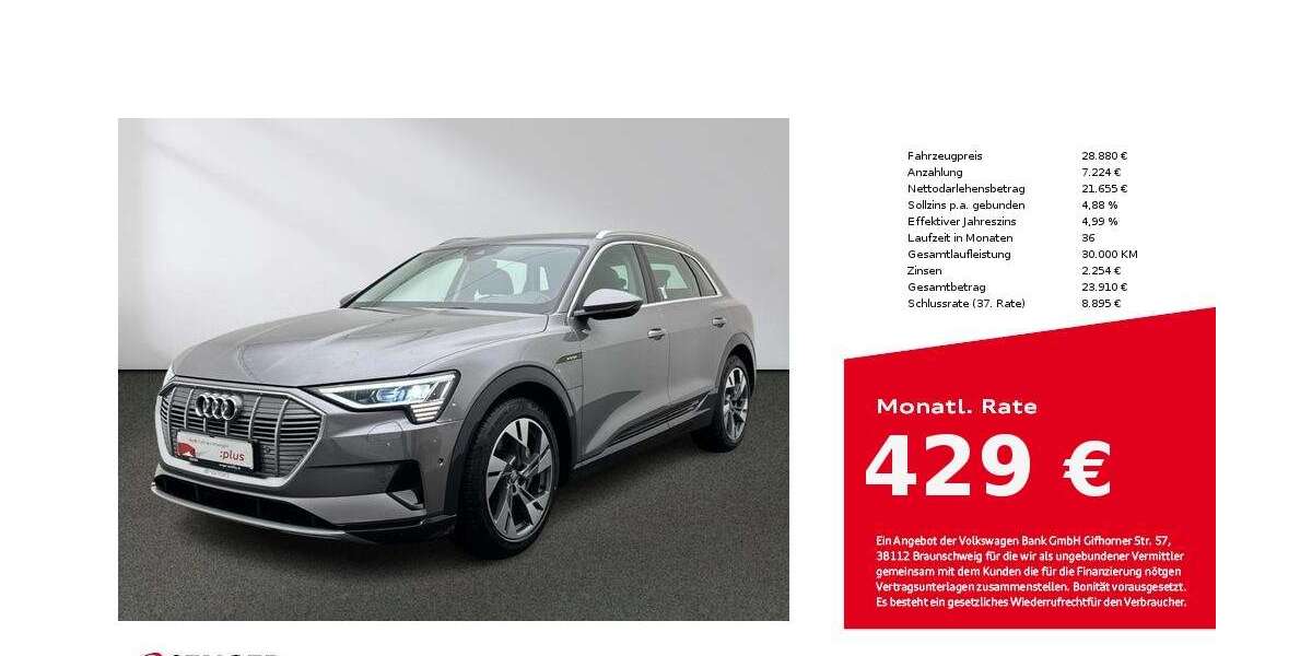 Audi e-tron 58.430 km 28.880 &euro; Münster 48153