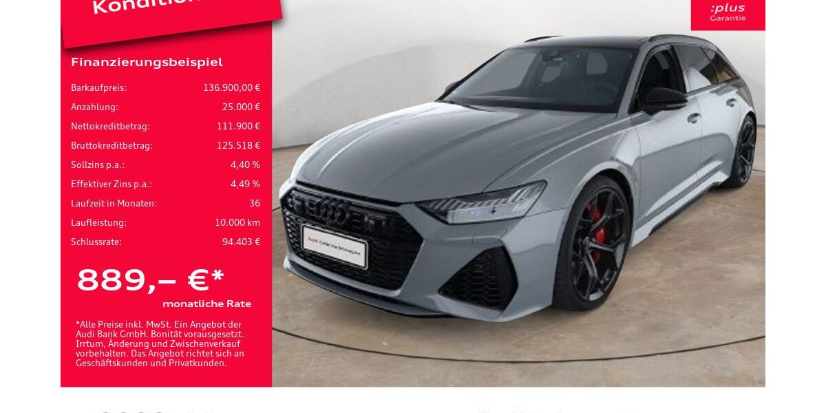 Audi RS6 12.908 km 136.900 &euro; Potsdam 14482