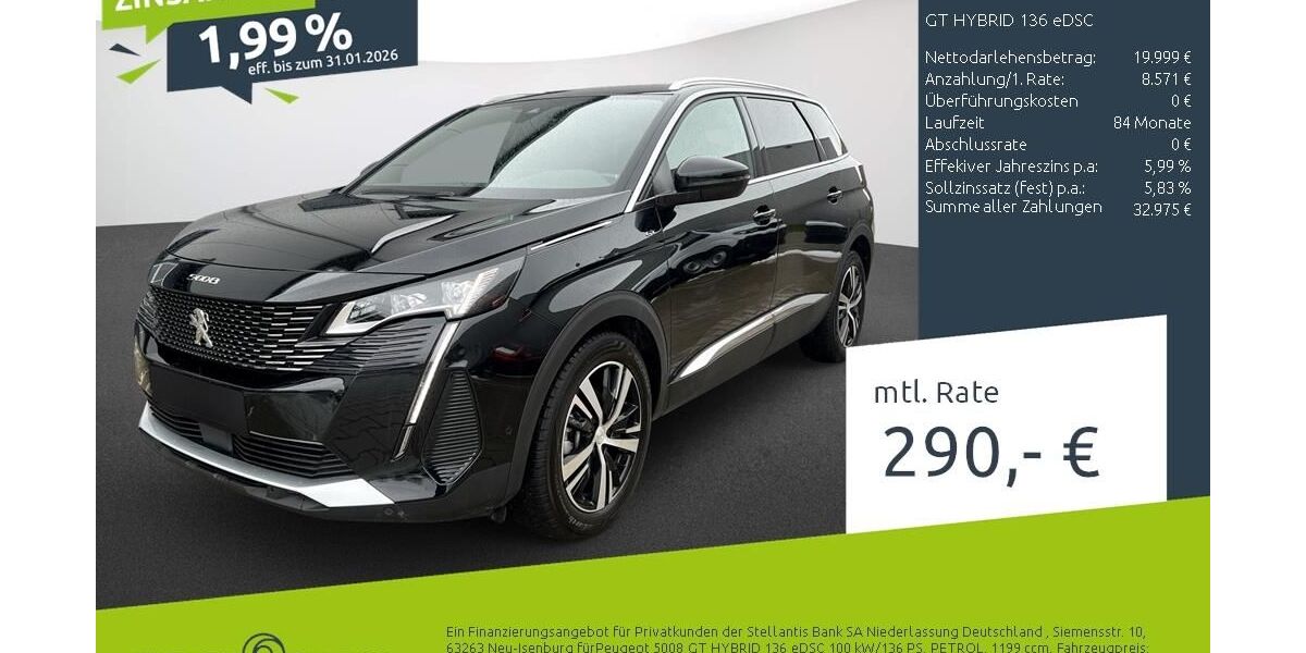 Peugeot 5008 20.014 km 28.120 &euro; Münster - Amelsbüren 48163