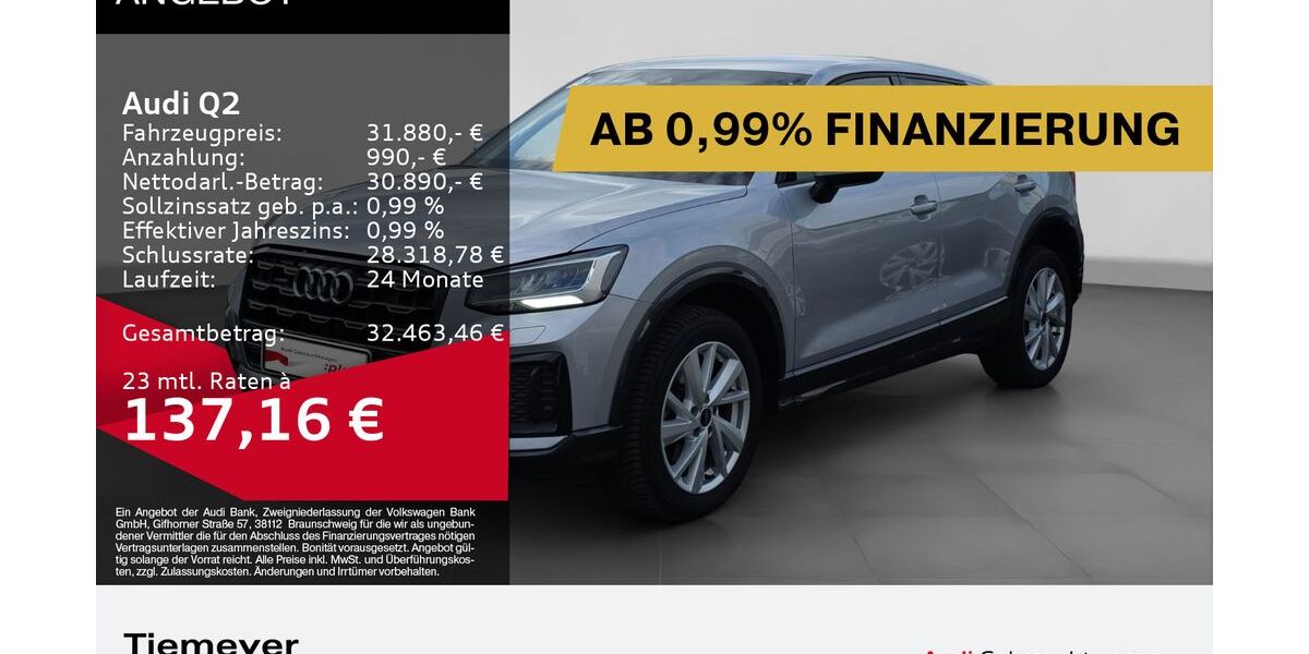 Audi Q2 23.575 km 27.270 &euro; Plettenberg 58840