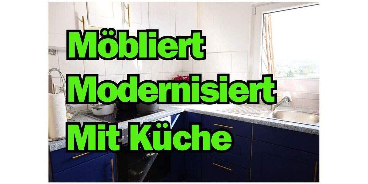 Möbliert & Modern mit Küche , Waschmaschine und TV 2 zimmer