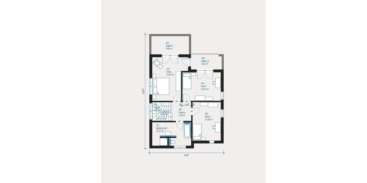 Individuell geplantes Einfamilienhaus in Aschaffenburg - Einfamilienhaus Aschaffenburg Gailbach | Angebot:27293044